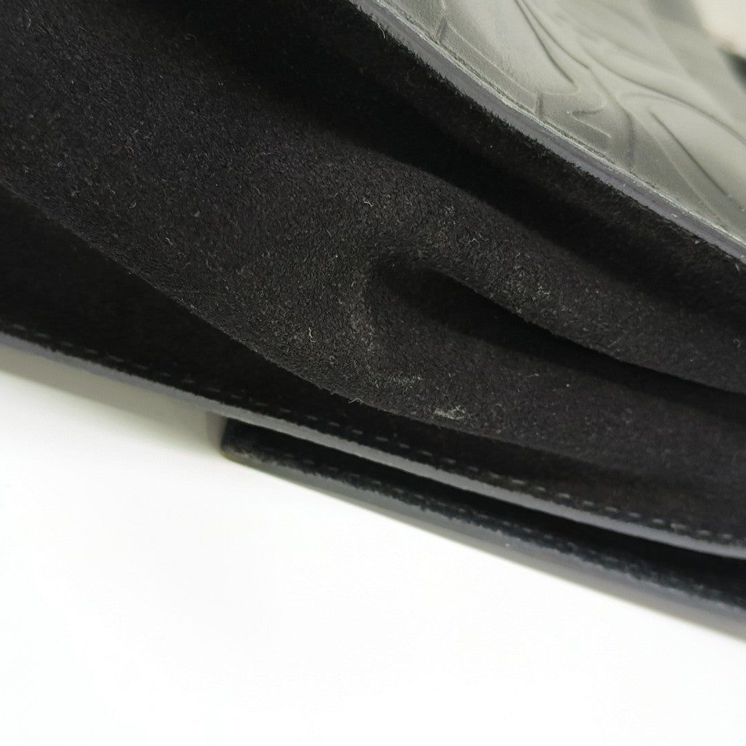 Calfskin Shoulder Bag Black
