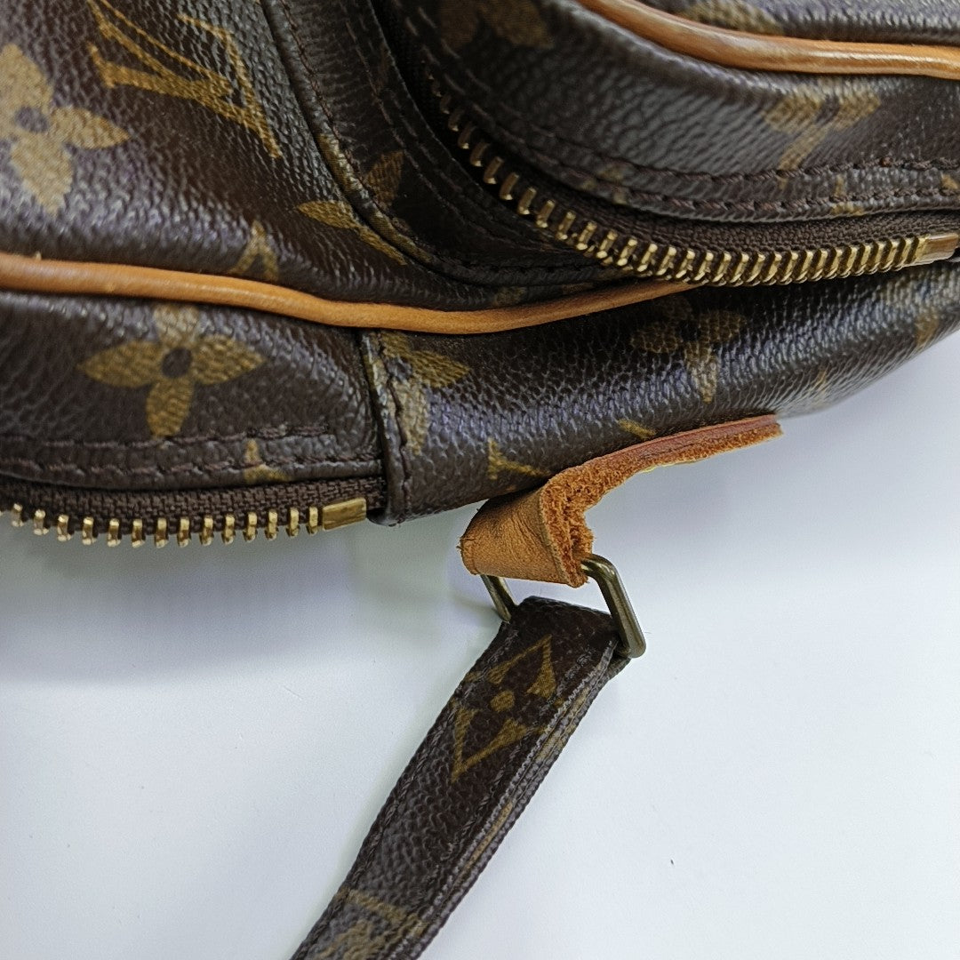 AMAZON Monogram Coated Canvas Brown