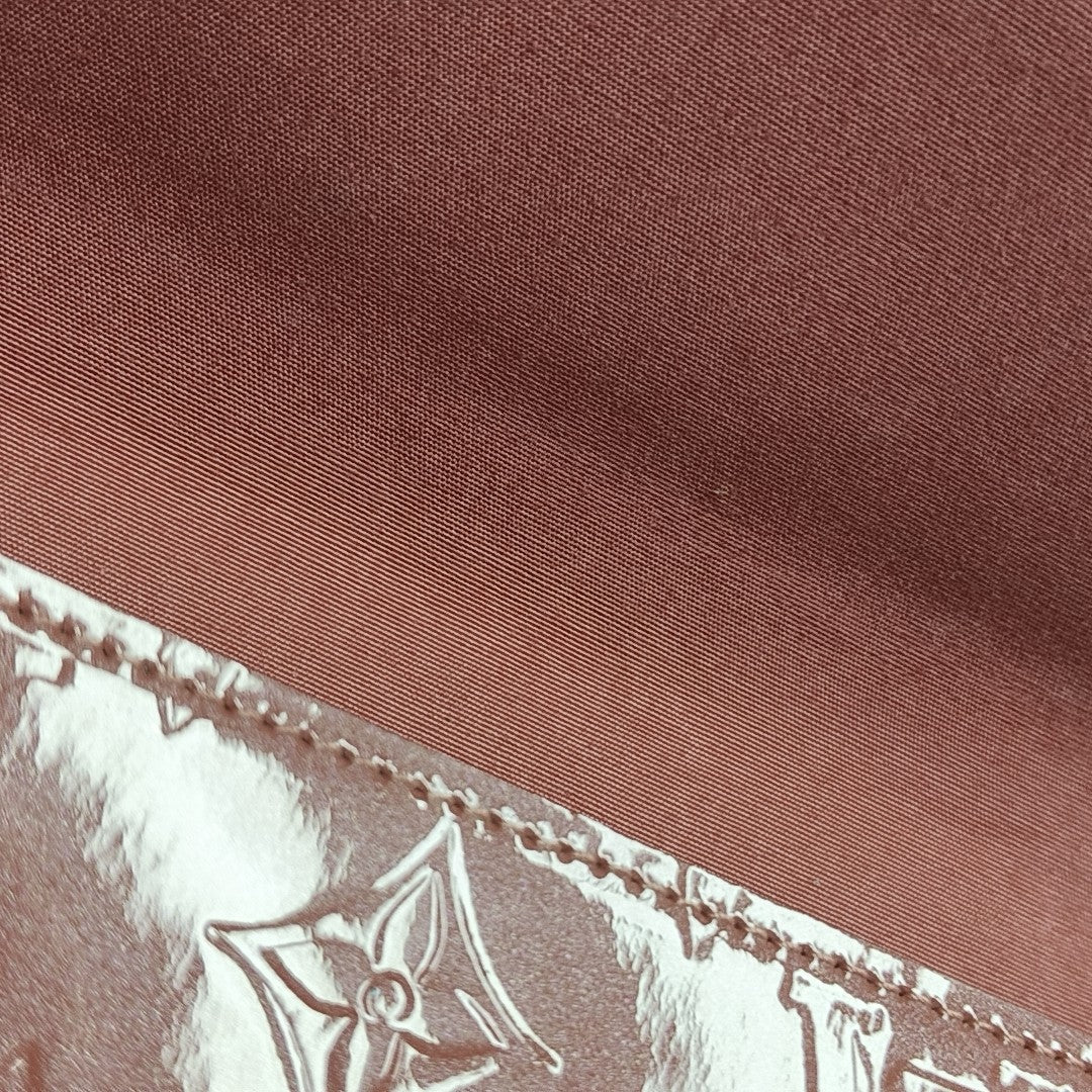 FÉLICIE Monogram Patent Leather Beige