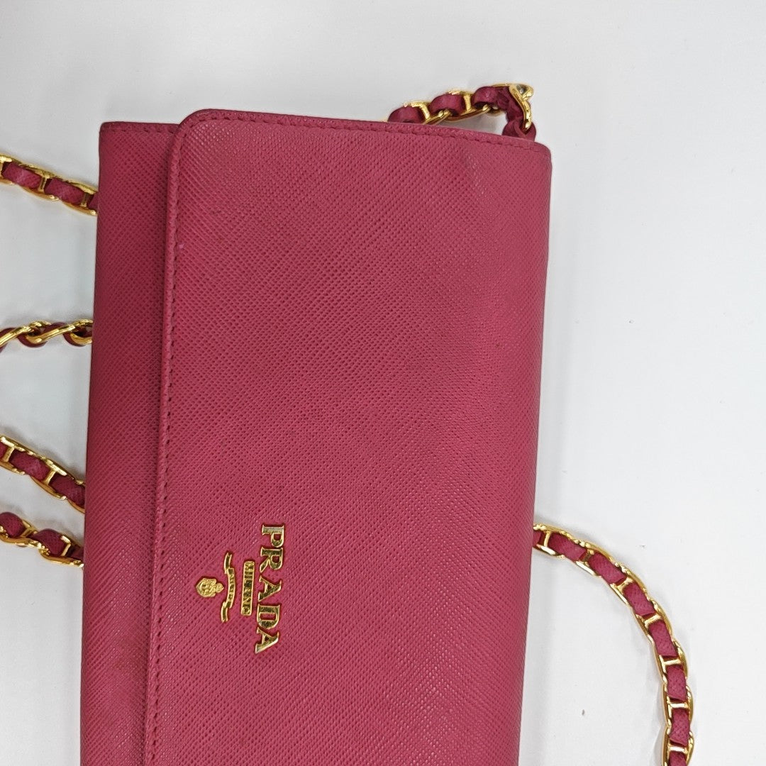 Calfskin Shoulder Bag Red