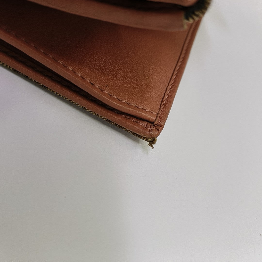Monogram Canvas Wallet Brown