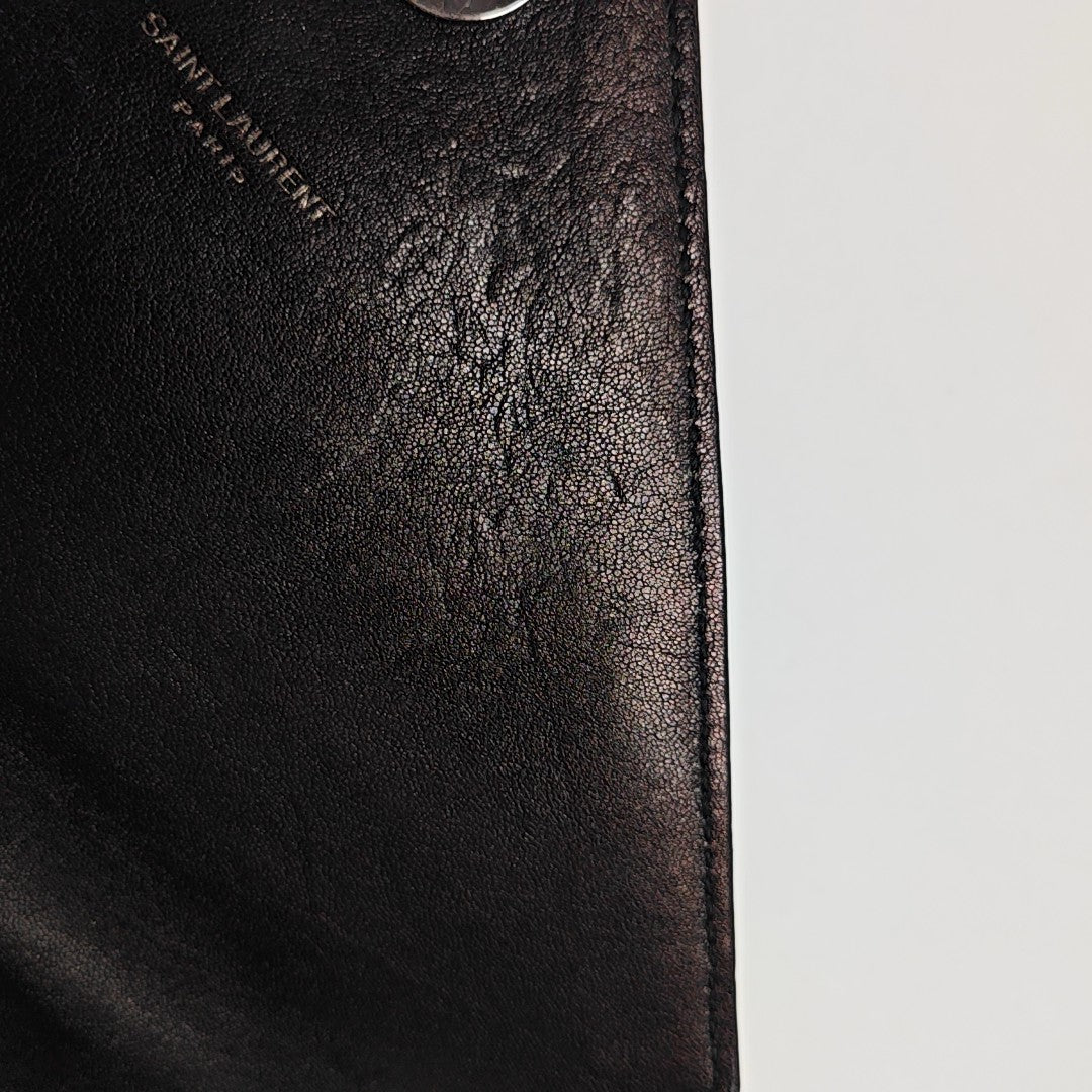 COLLEGE Medium Quilted Lambskin Black