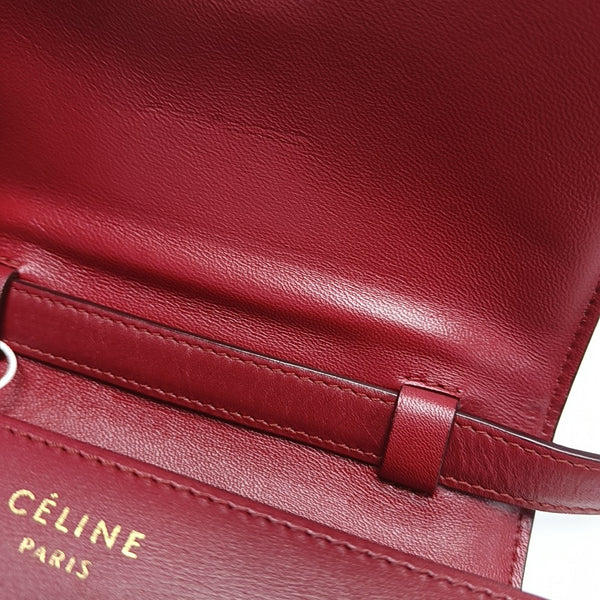CLASSIC BOX Mini Calfskin Red