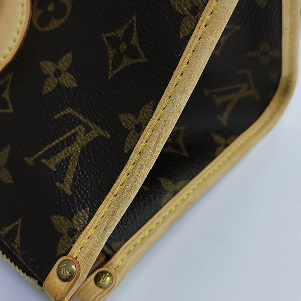POPINCOURT Monogram Coated Canvas Brown