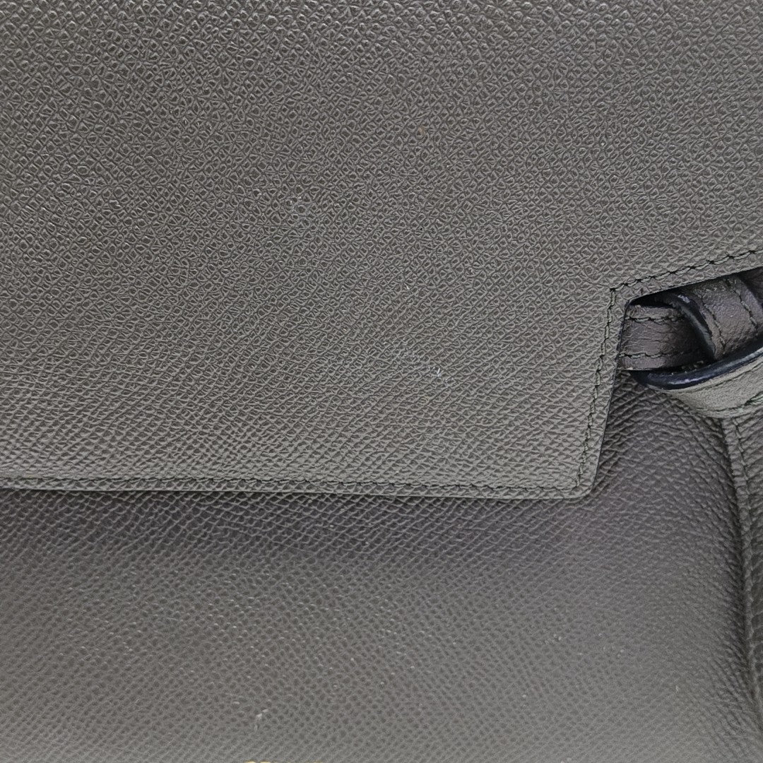 BELT Nano Calfskin Gray