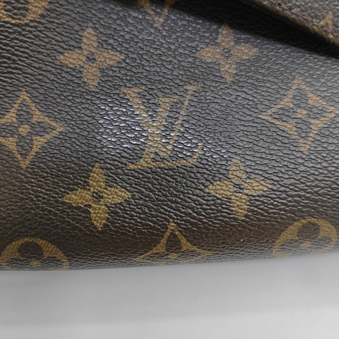 FAVORITE MM Monogram Coated Canvas Brown