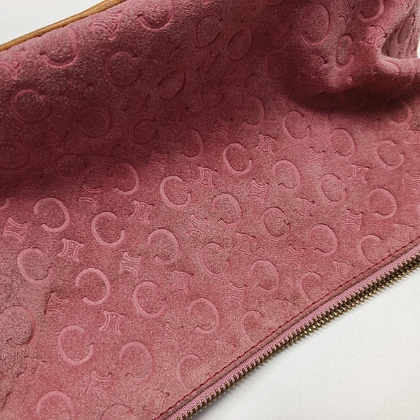 Suede Shoulder Bag Pink