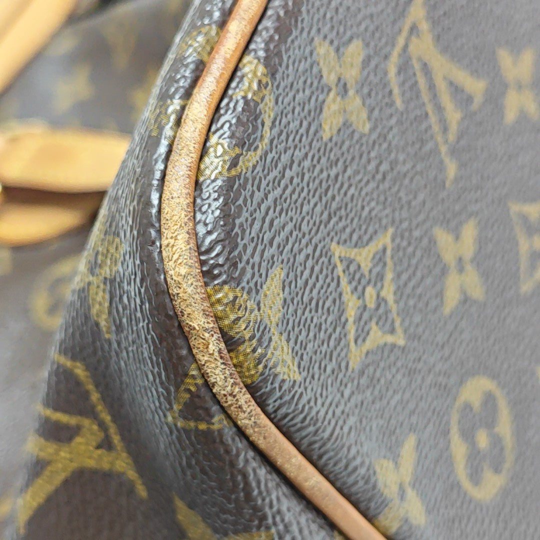 PALERMO PM Monogram Coated Canvas Brown