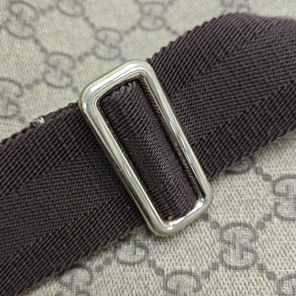GG Supreme Monogram Coated Canvas Brown