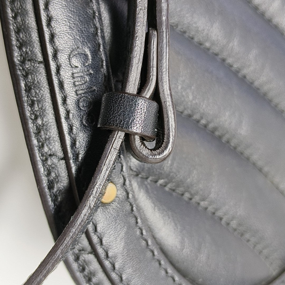 Nile Small Quilted Calfskin Black