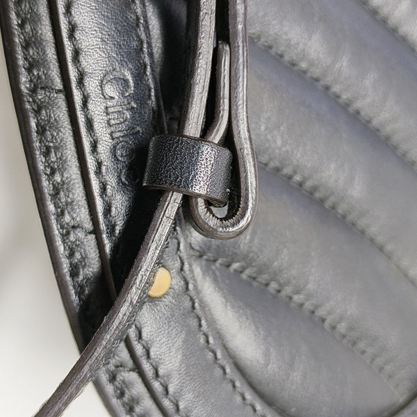 Nile Small Quilted Calfskin Black