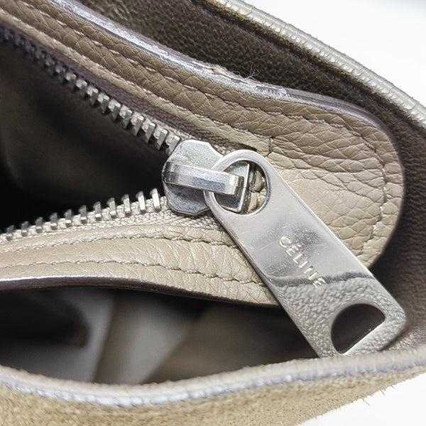TRAPEZE Small Calfskin Gray