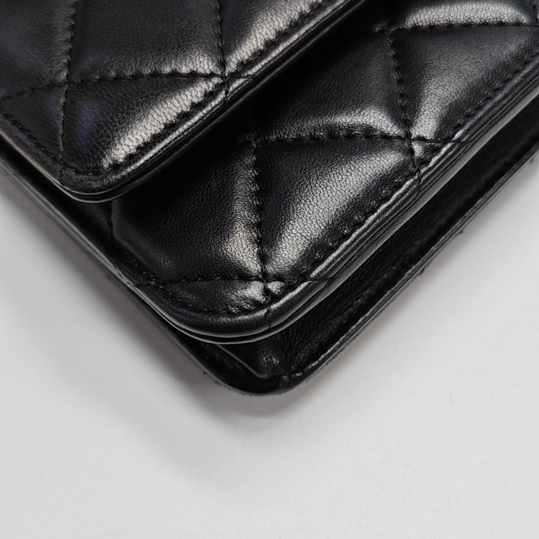 WOC Mini Lambskin Black
