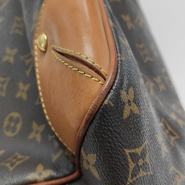RETIRO GM Monogram Coated Canvas Brown