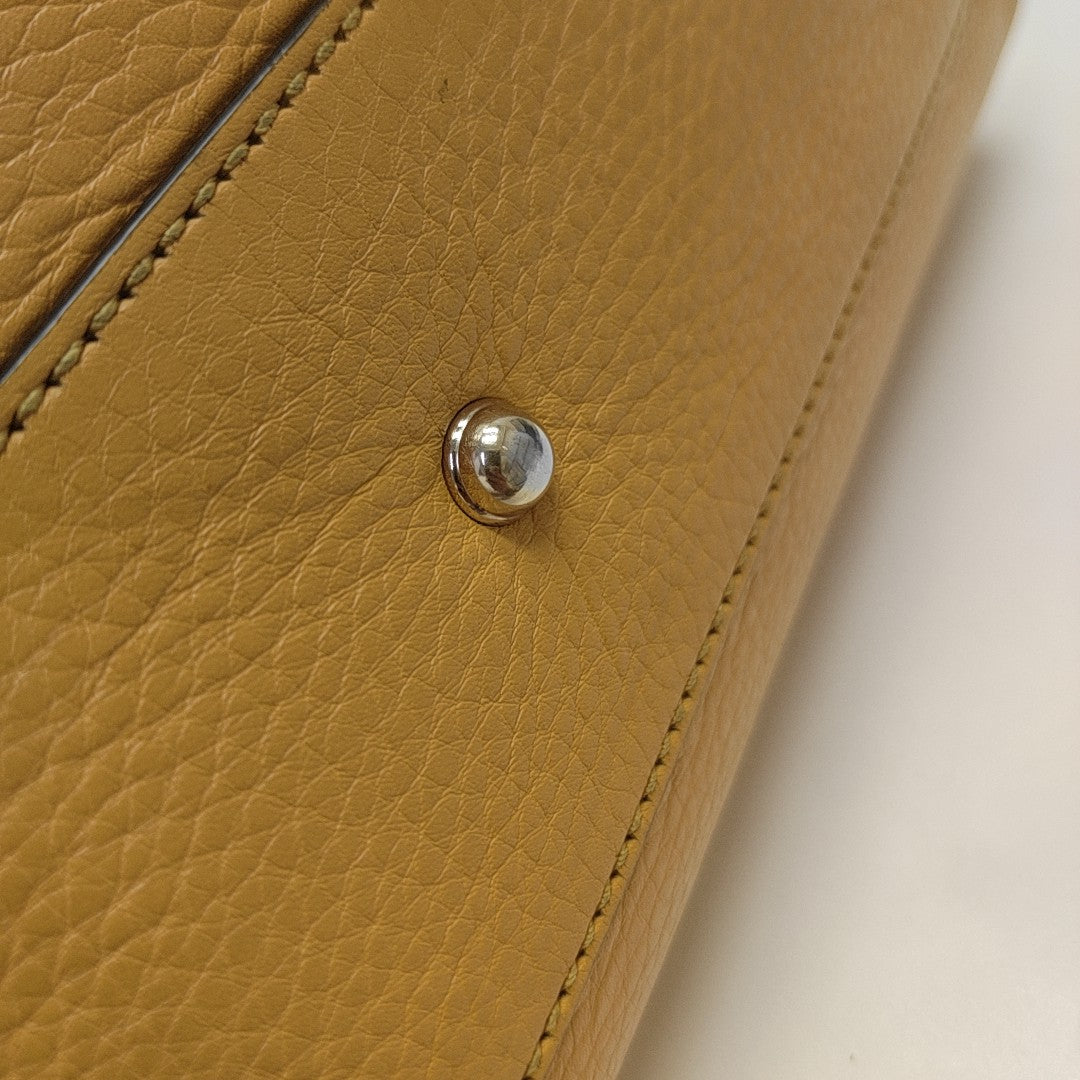 Bamboo 1947 Medium Calfskin Yellow