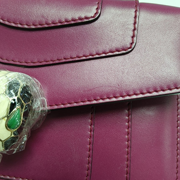 SERPENTI FOREVER Small Calfskin Red