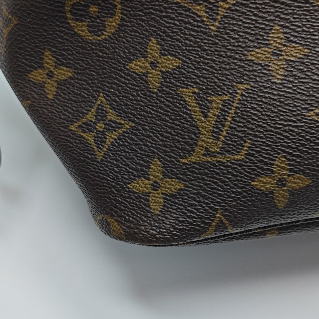 NEVERFULL GM Monogram Coated Canvas Brown
