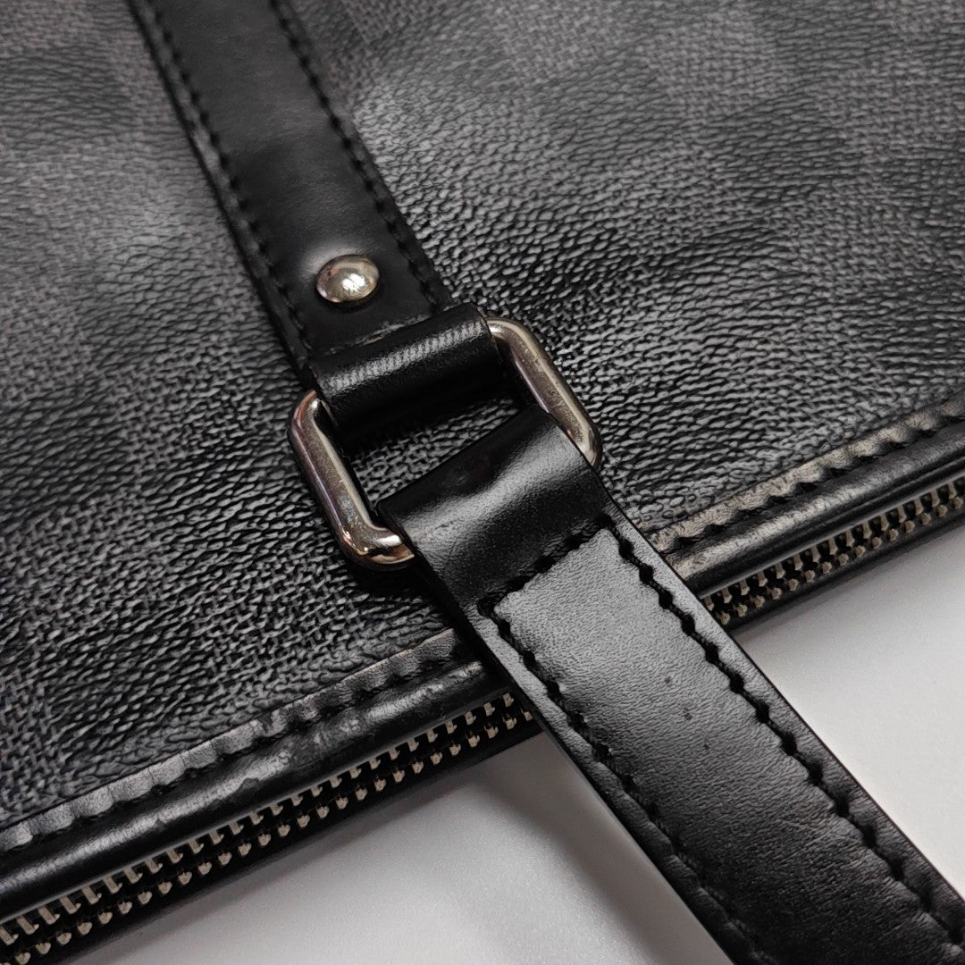 TADAO MM Damier Graphite Coated Canvas Gray