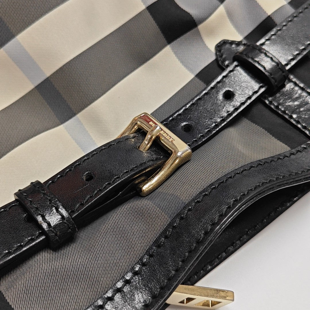 Canvas Top Handle Bag Black