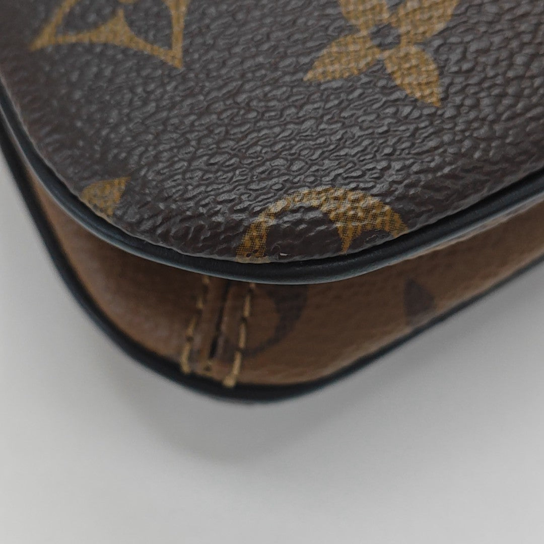 TWINNY Monogram Coated Canvas Brown