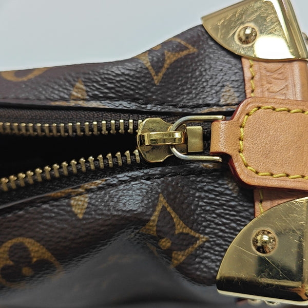SIDE TRUNK MM Monogram Coated Canvas Brown