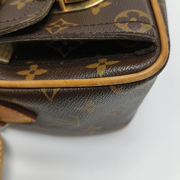 HUDSON PM Monogram Coated Canvas Brown