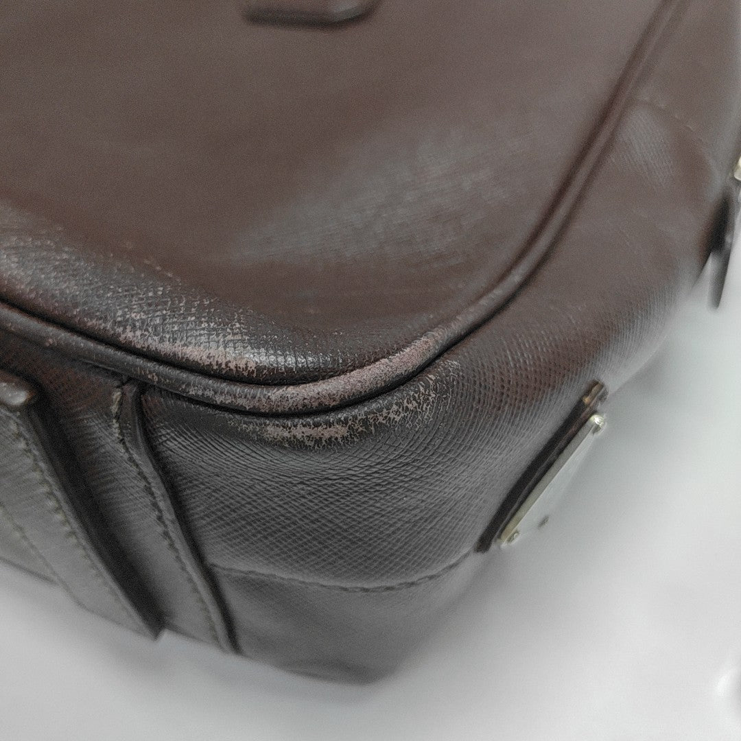 Saffiano Calfskin Top Handle Bag Red