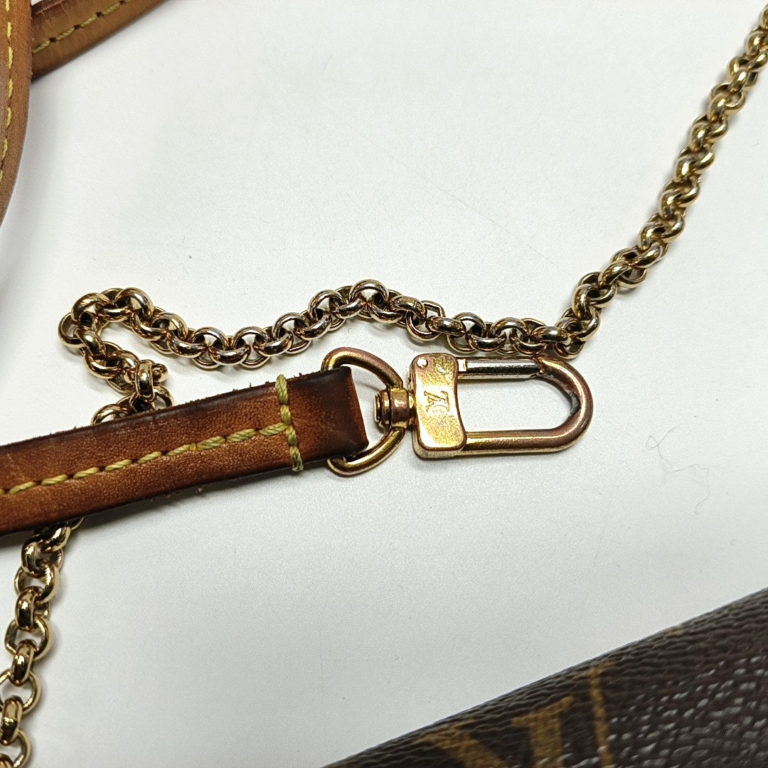 FAVORITE MM Monogram Coated Canvas Brown