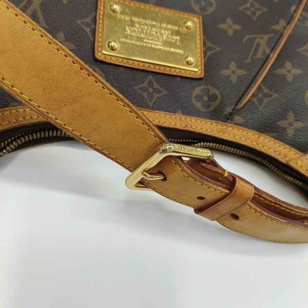 VINTAGE THAMES GM Monogram Coated Canvas Brown