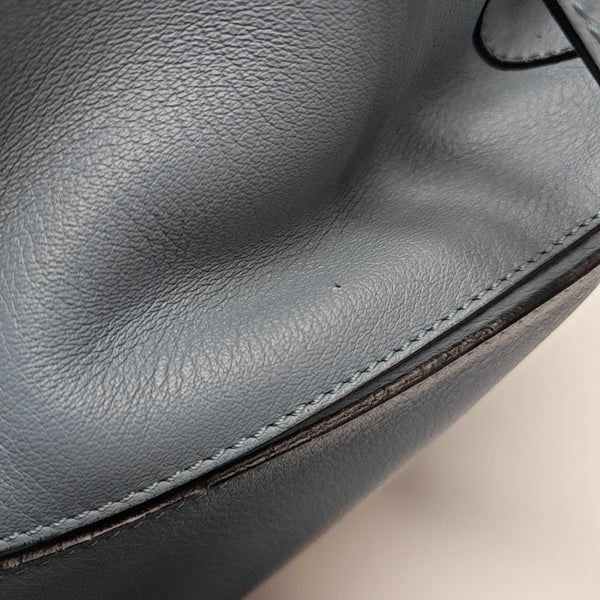 Puzzle Medium Calfskin Blue