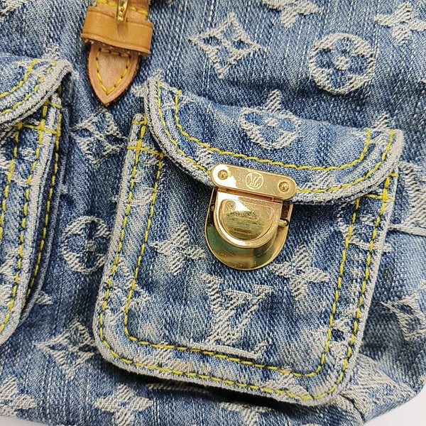 SAC AD Monogram Denim Blue
