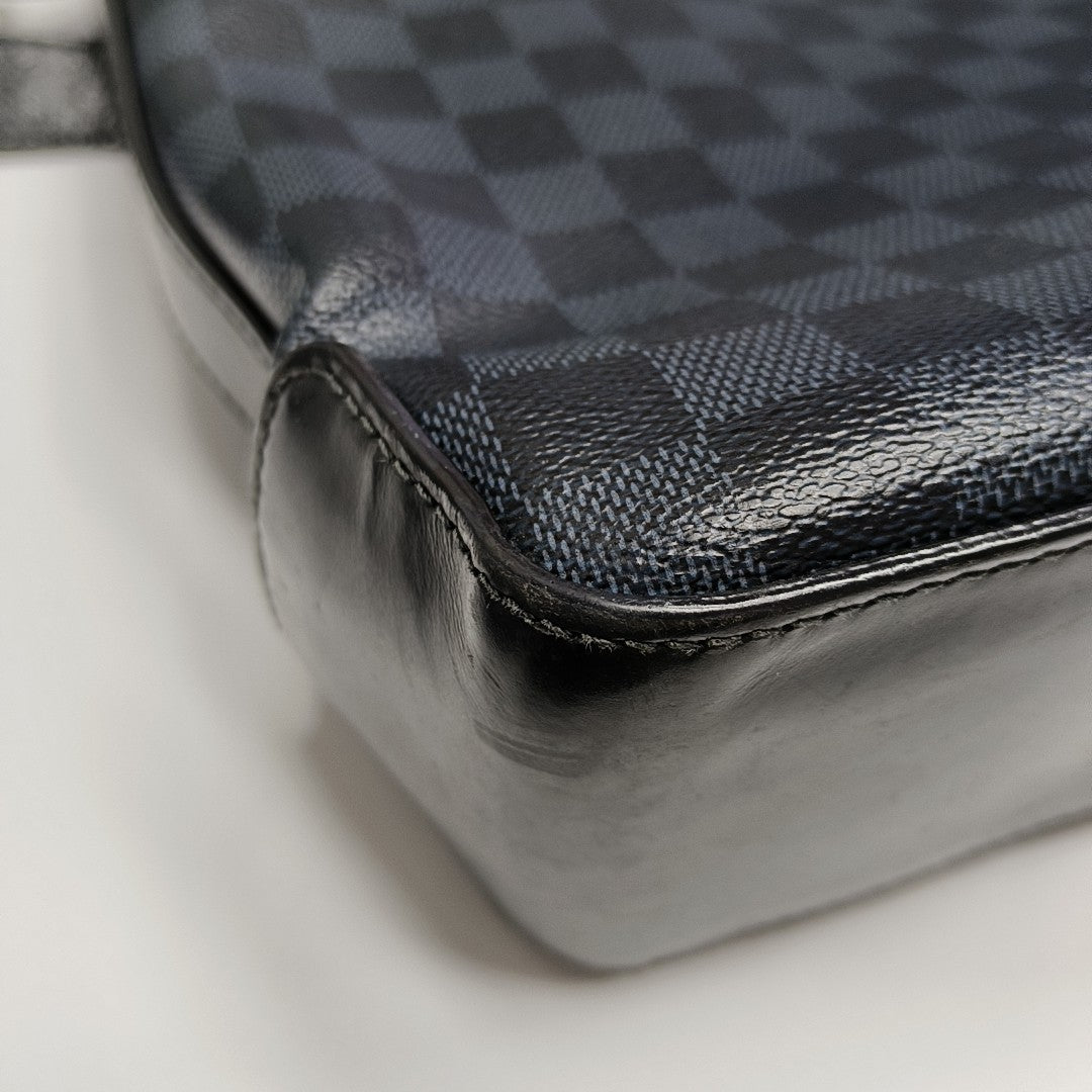 GREENWICH Damier Coated Canvas Blue