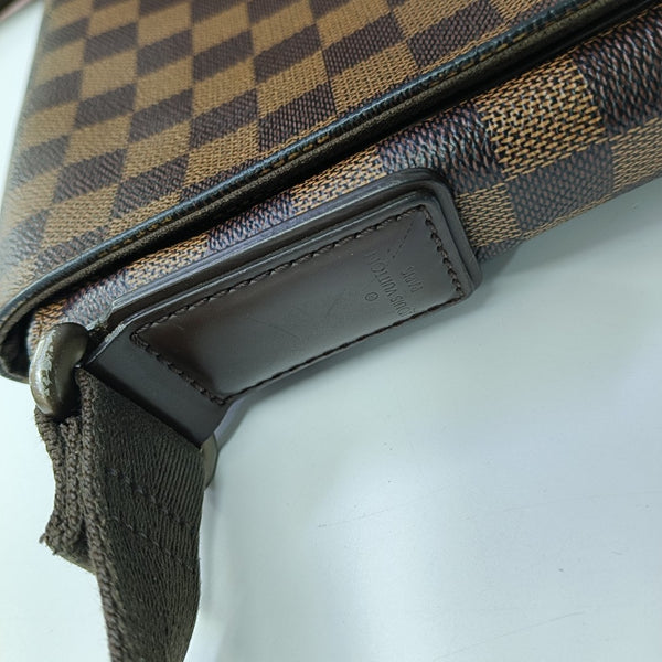 BROOKLYN Damier Ebene Coated Canvas Brown