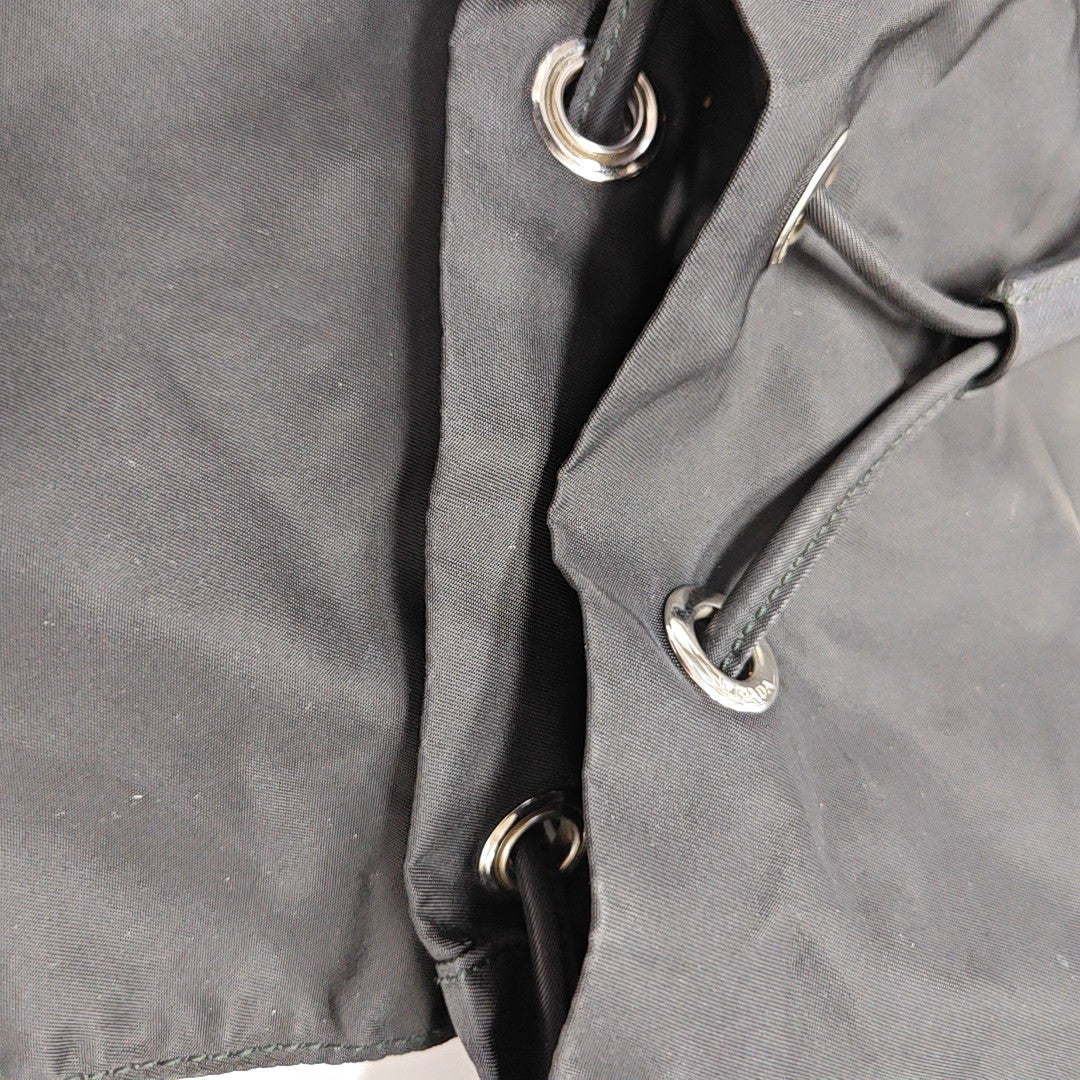 Nylon Backpack Black