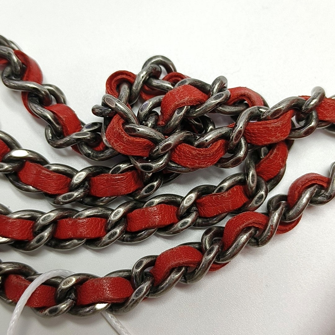 WOC Quilted Lambskin Red