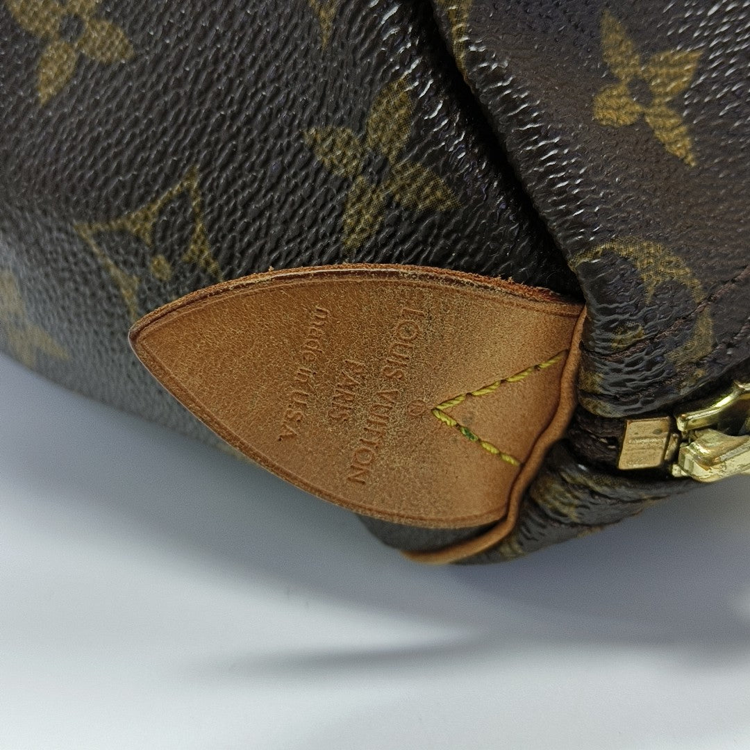 SPEEDY 25 Monogram Coated Canvas Brown