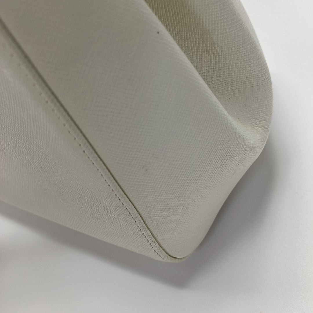 Calfskin Tote Bag Small White