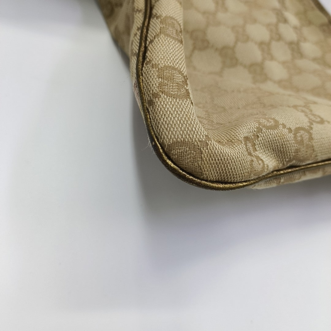 Monogram Canvas Tote Bag Beige