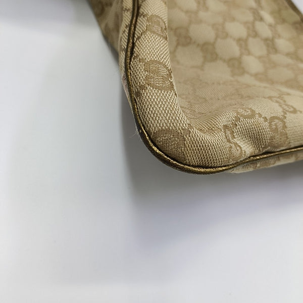 Monogram Canvas Tote Bag Beige