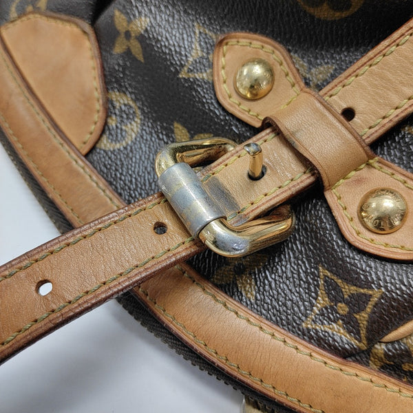 TIVOLI GM Monogram Coated Canvas Brown