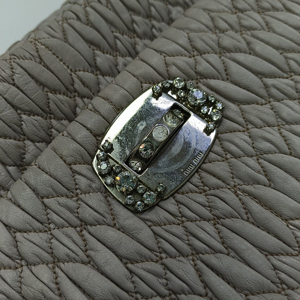 Crystal Quilted Lambskin Pink