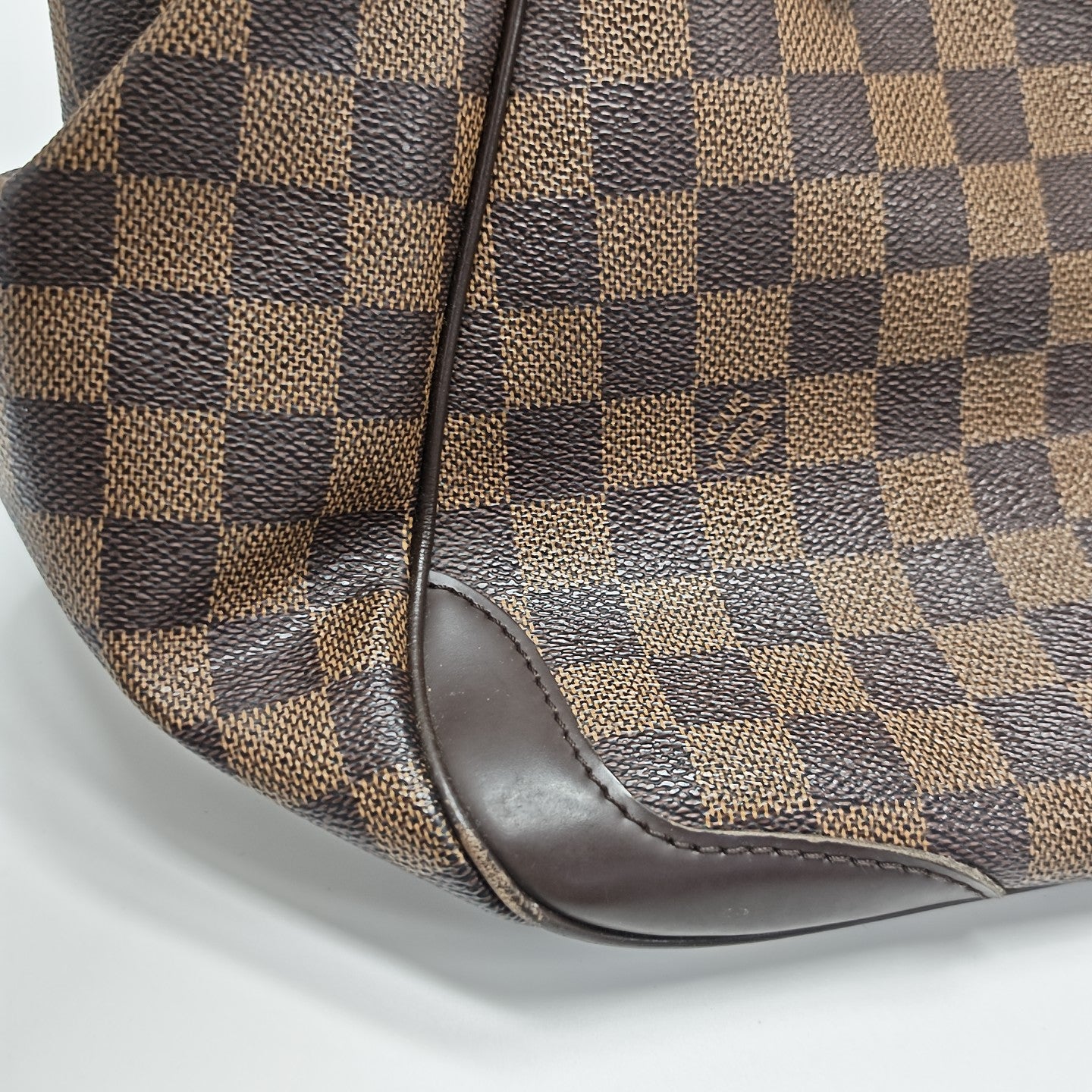 VERONA MM Damier Ebene Coated Canvas Brown
