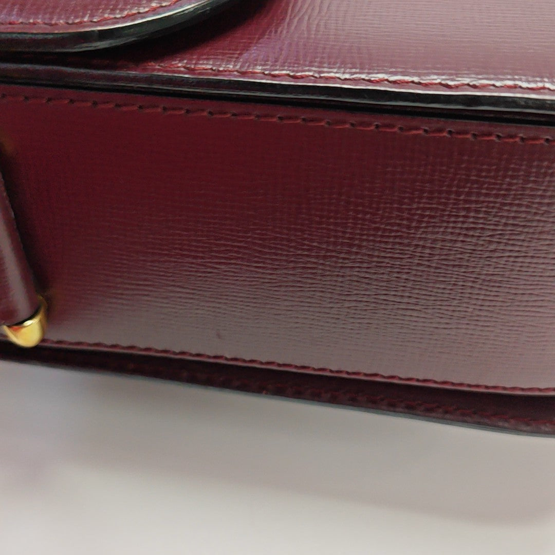 Calfskin Shoulder Bag Red