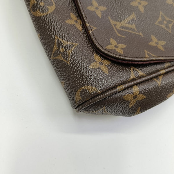 FAVORITE MM Monogram Coated Canvas Brown