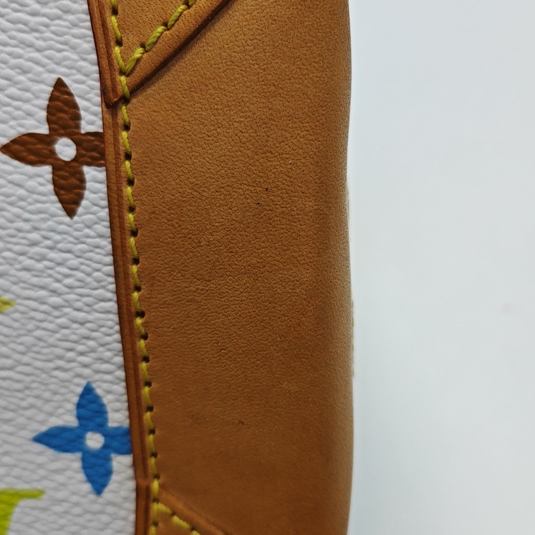 LV × TM ELIZA Monogram Coated Canvas White