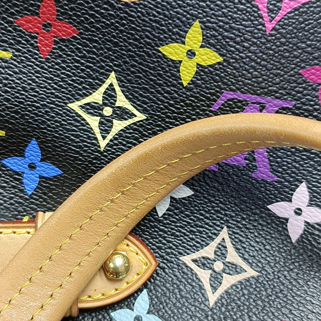 CLAUDIA Monogram Coated Canvas Black