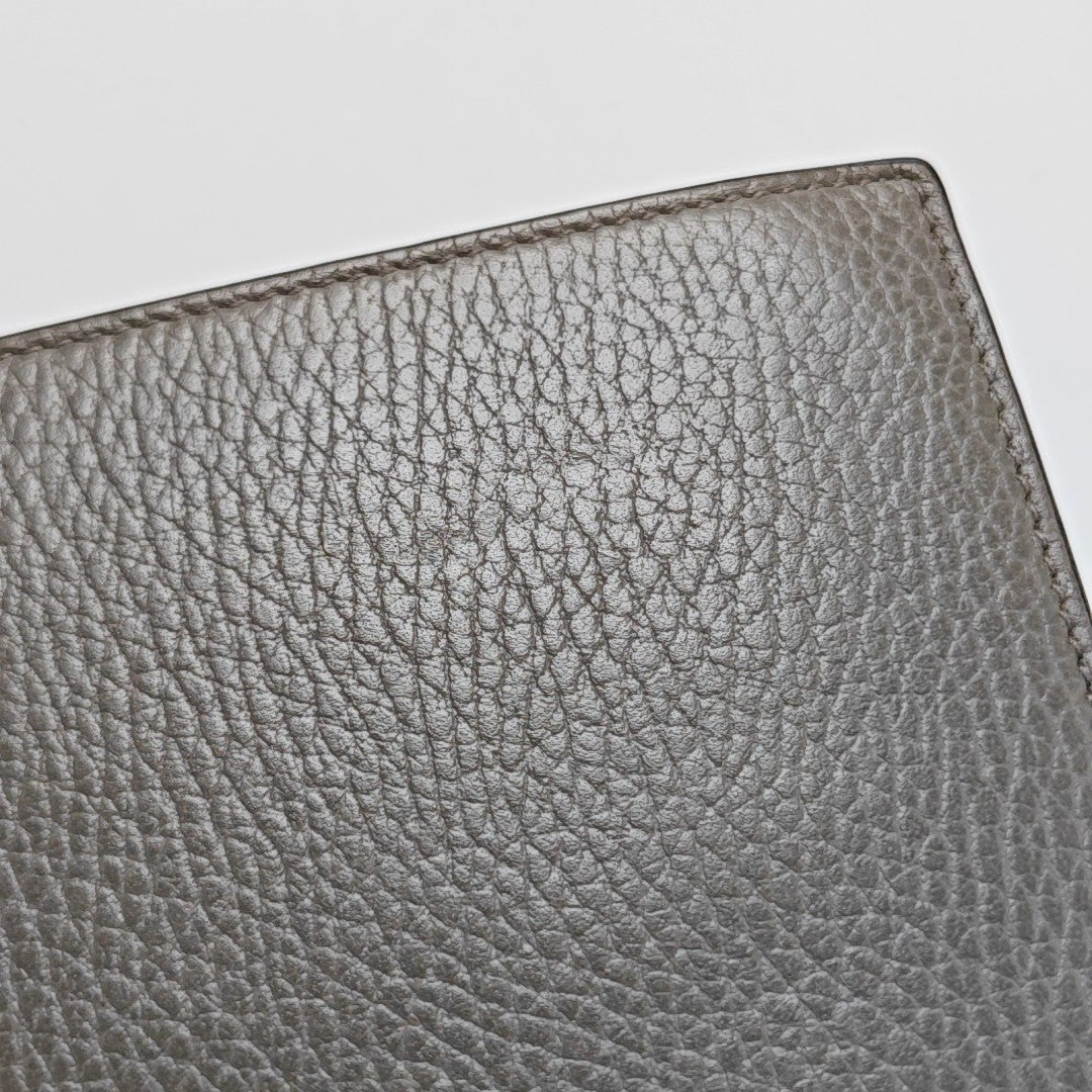 Interlocking G Small Calfskin Gray