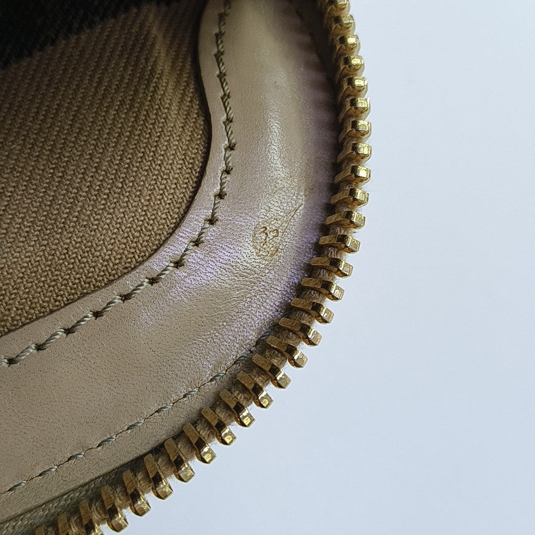 Suede Crossbody Bag Beige