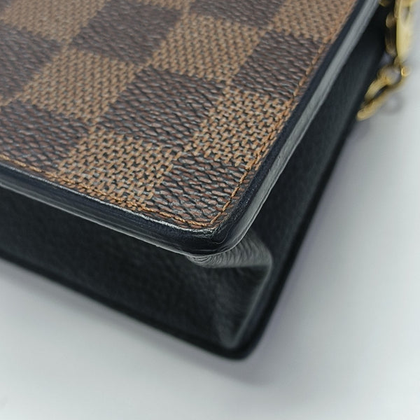 VAVIN Damier Ebene Coated Canvas Brown