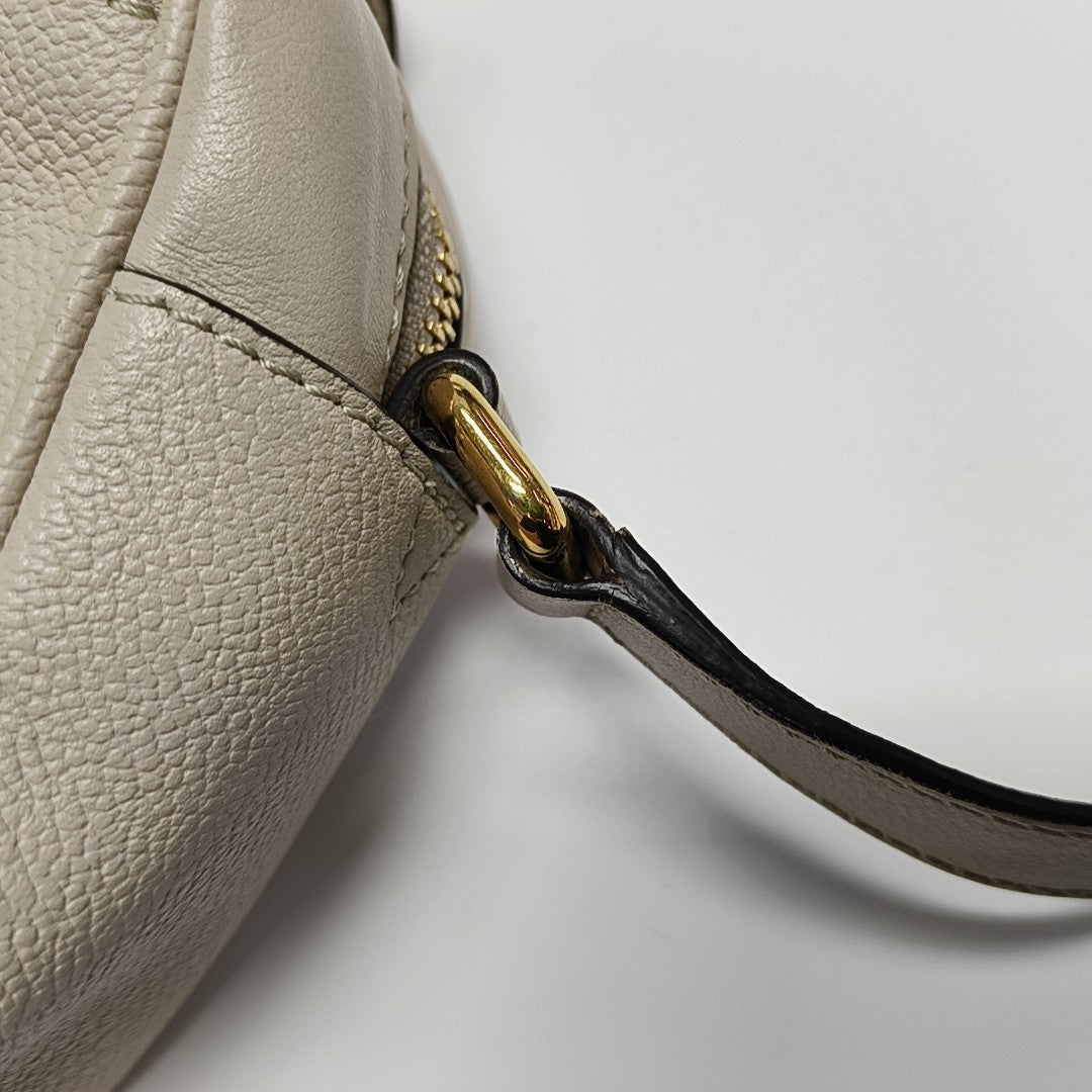 Buckle Calfskin Beige